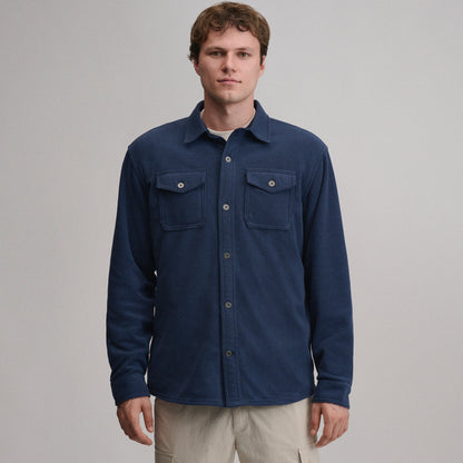 Eddie Bauer Men's Chutes Microfleece Shirt alternate view 4