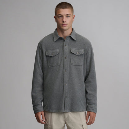 Eddie Bauer Men's Chutes Microfleece Shirt alternate view 3