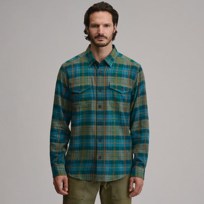 Eddie Bauer Men's Long-Sleeve Eddie's Cabin Shirt - Jacquard Plaid product image