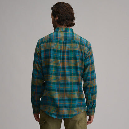 Eddie Bauer Men's Long-Sleeve Eddie's Cabin Shirt - Jacquard Plaid alternate view 1