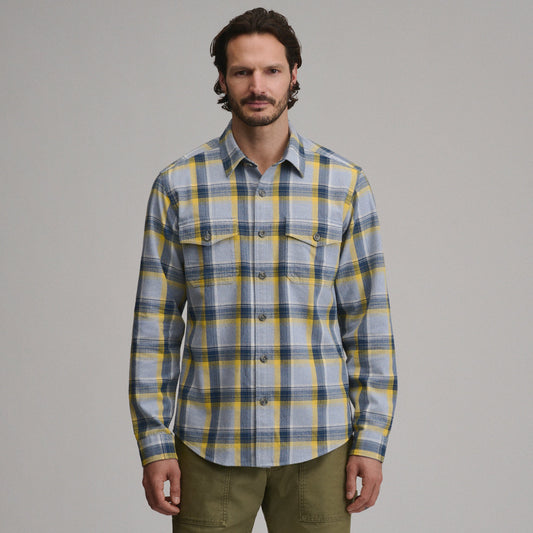 Eddie Bauer Men's Long-Sleeve Eddie's Cabin Shirt - Jaspe Flannel product image