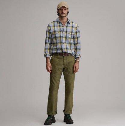 Eddie Bauer Men's Long-Sleeve Eddie's Cabin Shirt - Jaspe Flannel alternate view 3