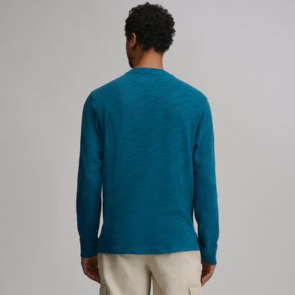 Eddie Bauer Men's Slub Jersey Henley alternate view 5