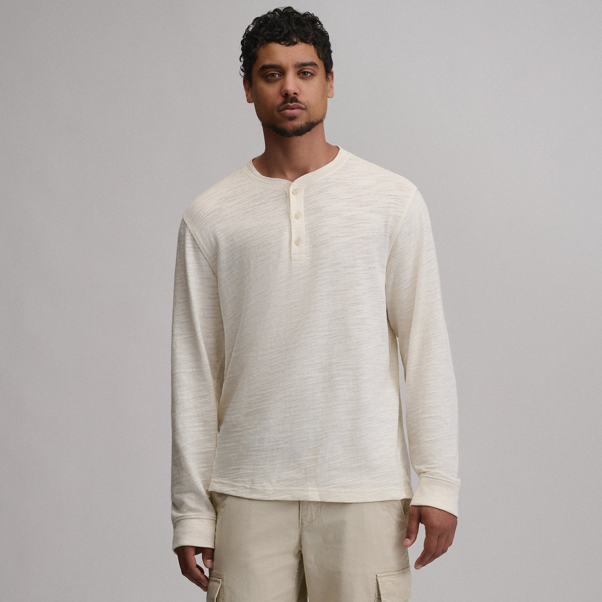 Eddie Bauer Men's Slub Jersey Henley product image