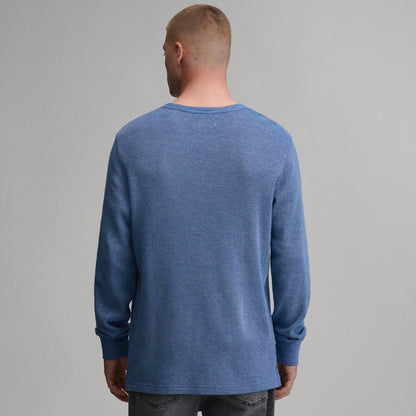 Eddie Bauer Men's Plaited Waffle Thermal Crew alternate view 5