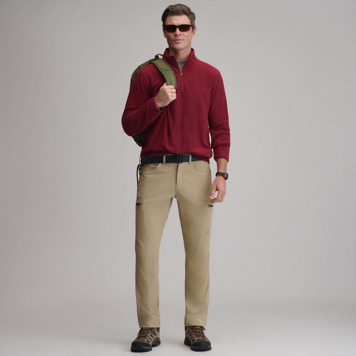 Eddie Bauer Men's Quest 1/4-Zip Fleece Pullover alternate view 3
