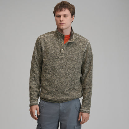 Eddie Bauer Men's Radiator Fleece 2.0 Snap Mock Pullover alternate view 4