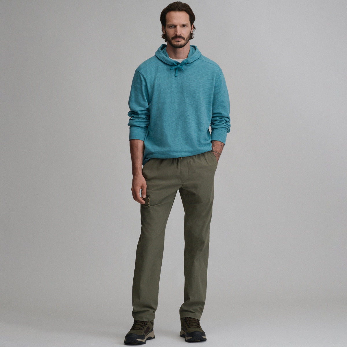 Eddie Bauer Men's Slub Hoodie alternate view 4
