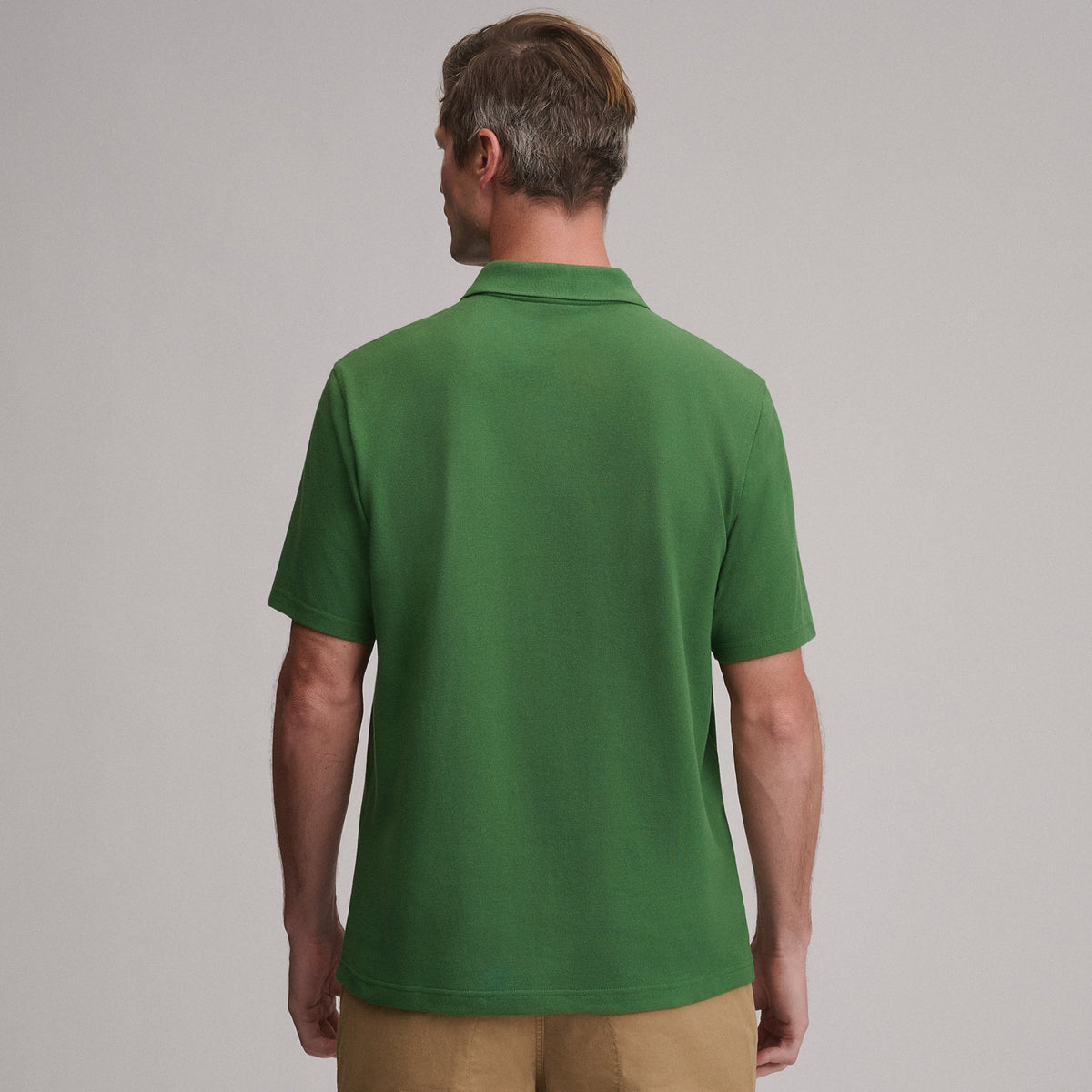 Eddie Bauer Men's Signature Piqué Short-Sleeve Polo alternate view 1