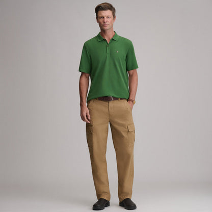 Eddie Bauer Men's Signature Piqué Short-Sleeve Polo alternate view 3