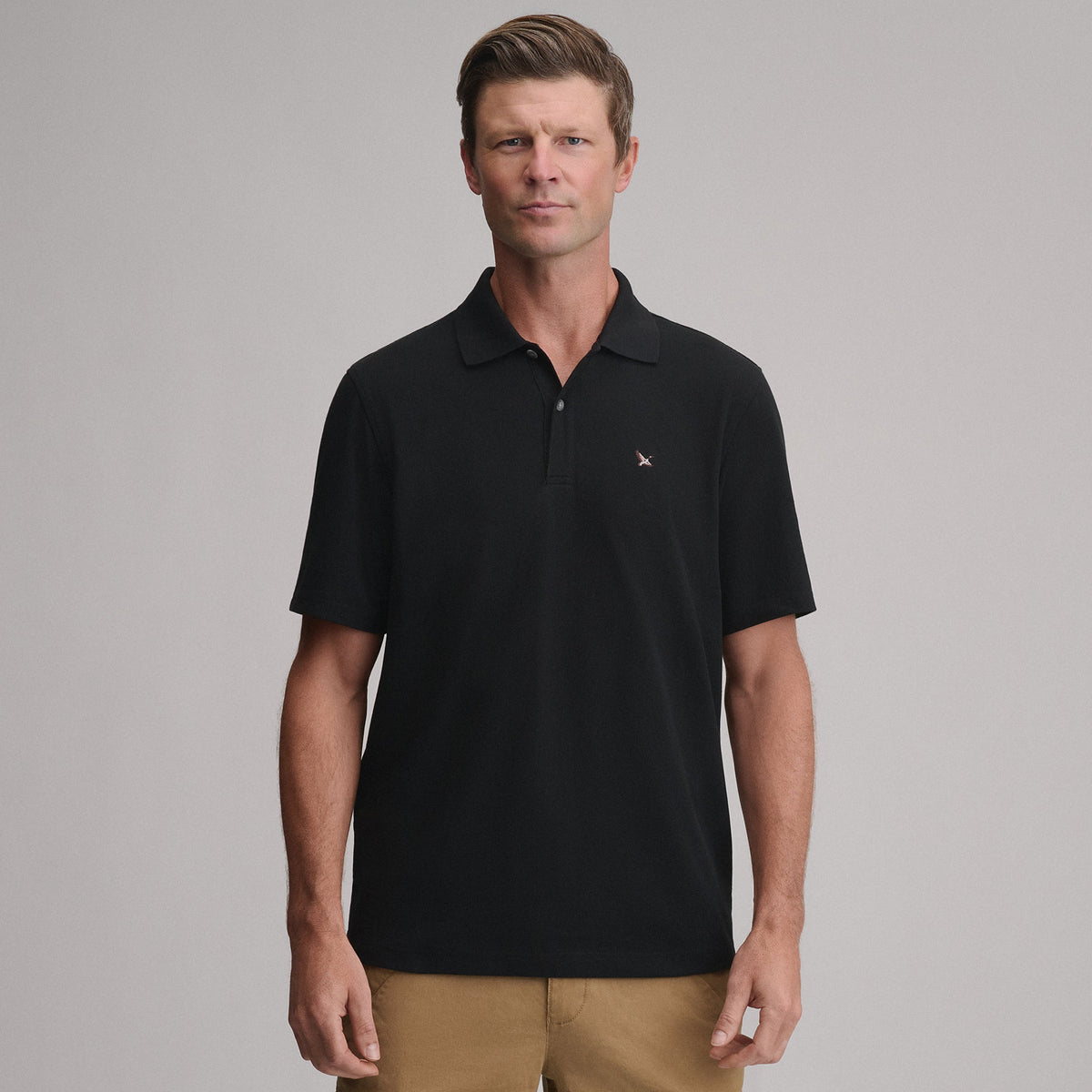 Eddie Bauer Men's Signature Piqué Short-Sleeve Polo alternate view 4