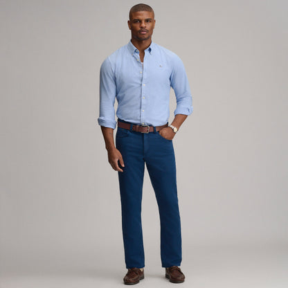 Eddie Bauer Men's Stretch Terry 5-Pocket Pants alternate view 4