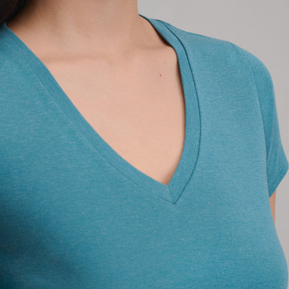 Eddie Bauer Women's Everyday Short-Sleeve V-Neck T-Shirt alternate view 2