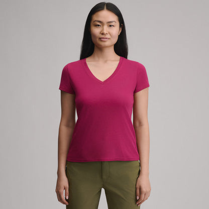 Eddie Bauer Women's Everyday Short-Sleeve V-Neck T-Shirt alternate view 4