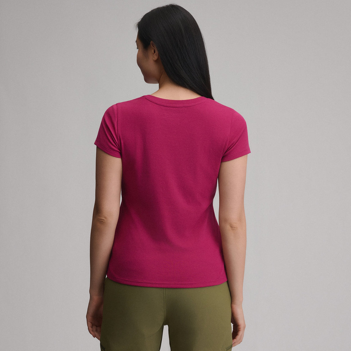 Eddie Bauer Women's Everyday Short-Sleeve V-Neck T-Shirt alternate view 5