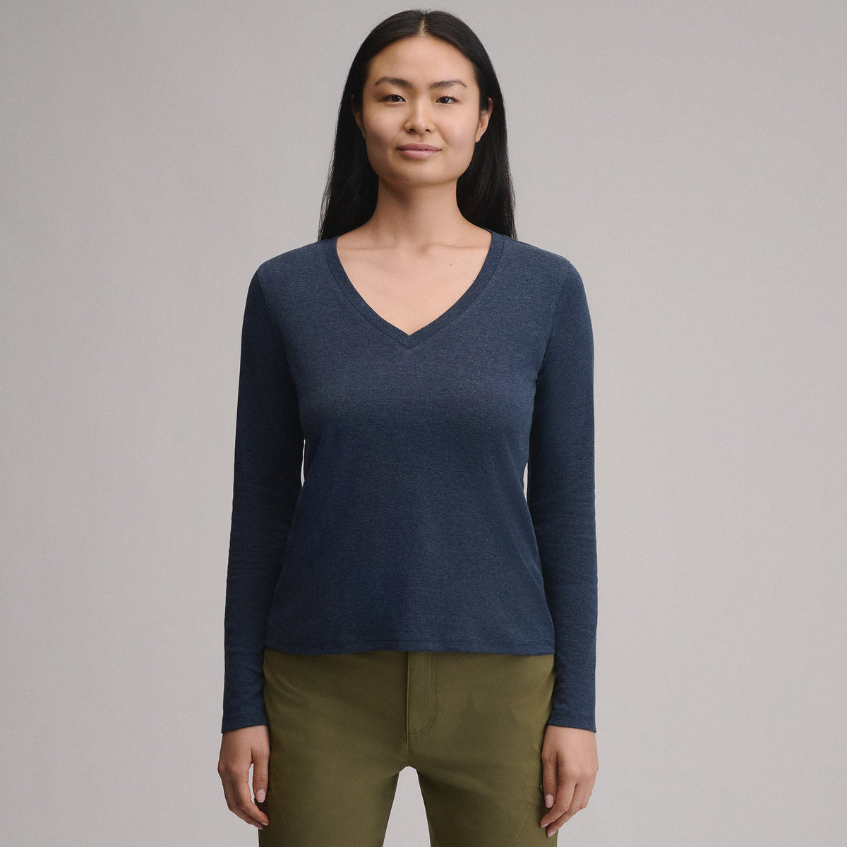 Eddie Bauer Women's Everyday Long-Sleeve V-Neck T-Shirt product image