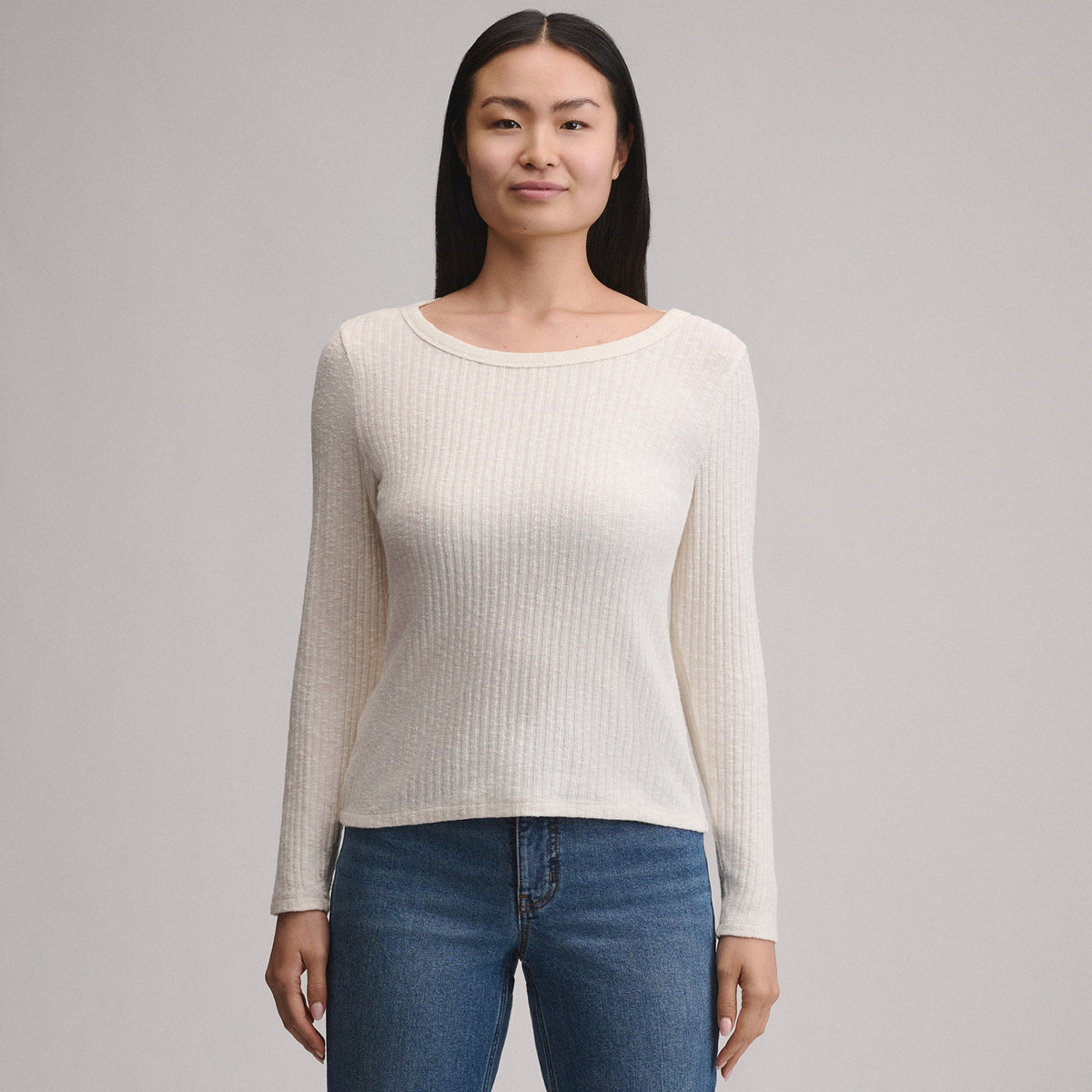 Eddie Bauer Women's Long-Sleeve Hacci Ribbed Top product image