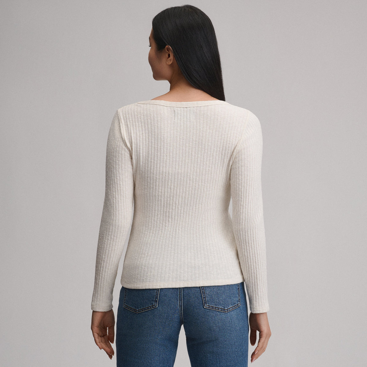 Eddie Bauer Women's Long-Sleeve Hacci Ribbed Top alternate view 1
