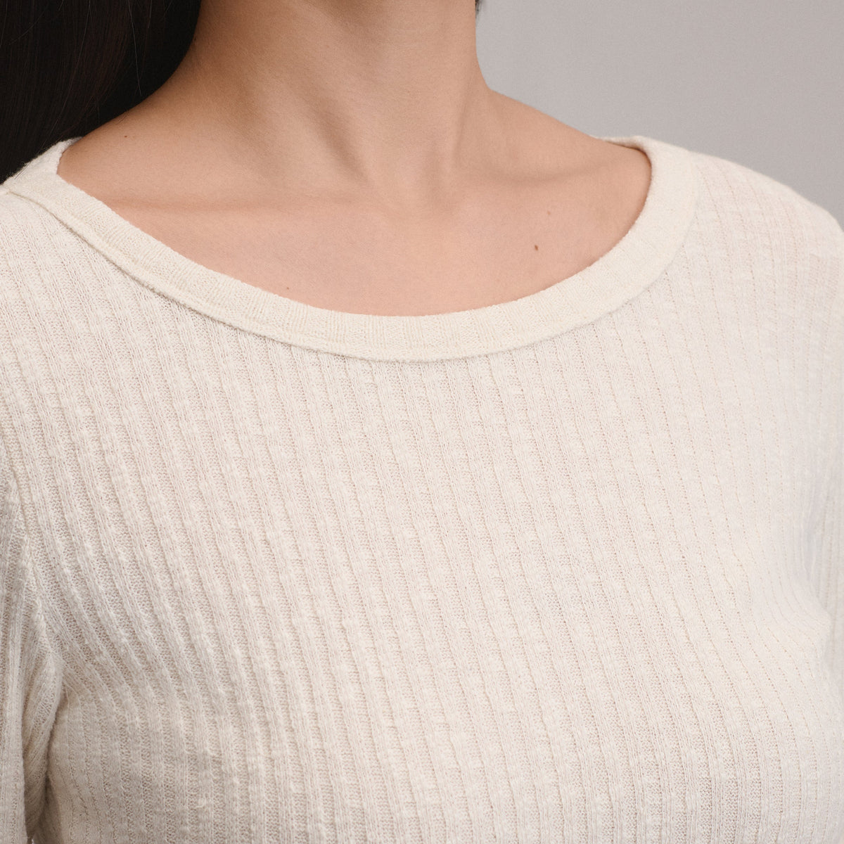 Eddie Bauer Women's Long-Sleeve Hacci Ribbed Top alternate view 2