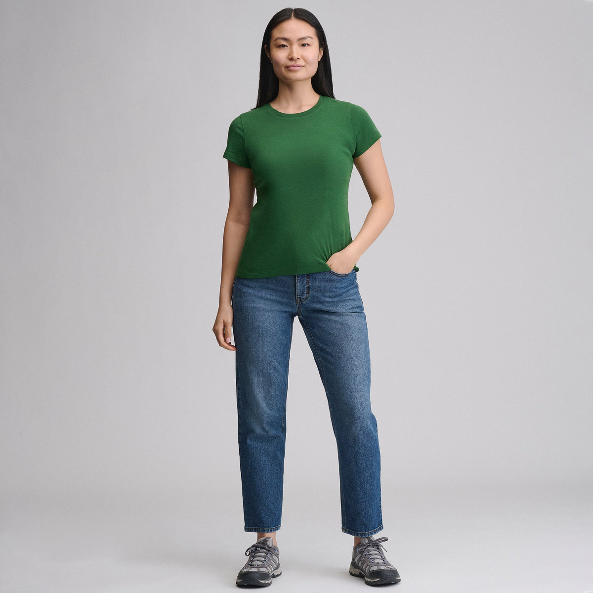 Eddie Bauer Women's Everyday Short-Sleeve Crewneck T-Shirt alternate view 3