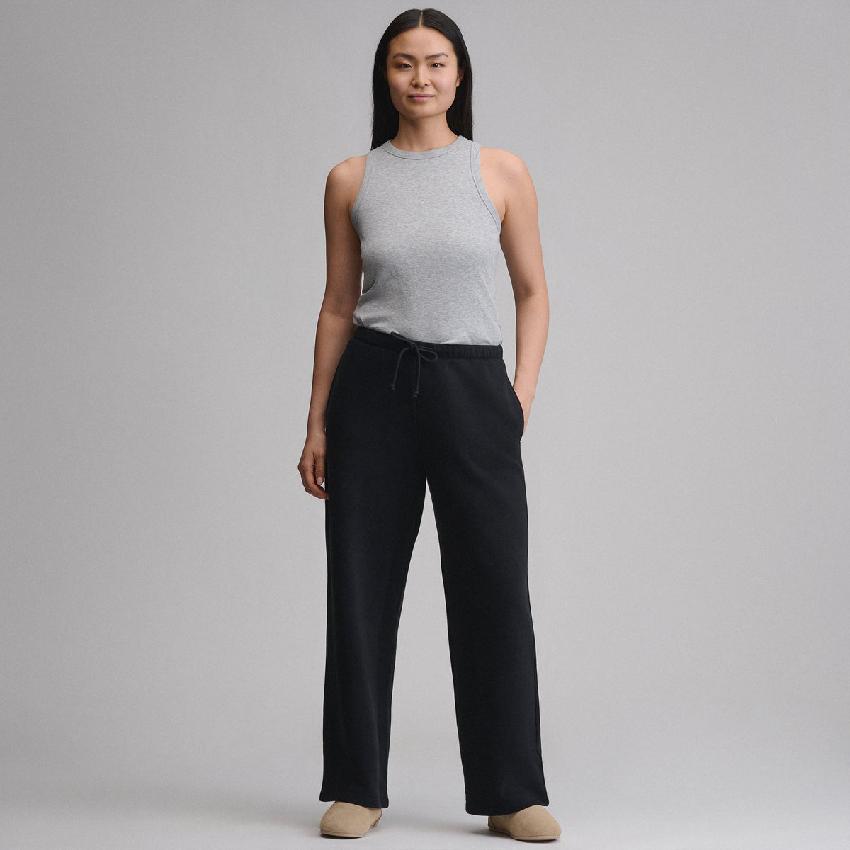 Eddie Bauer Women's Vintage Soft Relaxed Fit Wide Leg Sweatpants alternate view 3