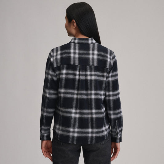 Eddie Bauer Women's Long-Sleeve Heritage Soft Classic Flannel Shirt alternate view 1