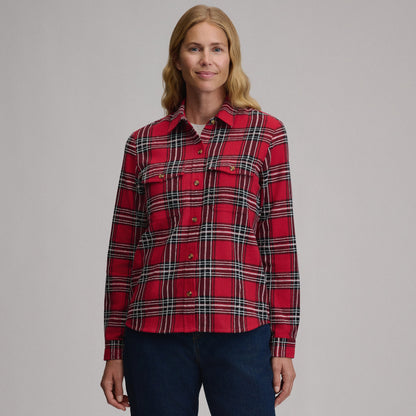 Eddie Bauer Women's Long-Sleeve Heritage Soft Classic Novelty Flannel Shirt product image