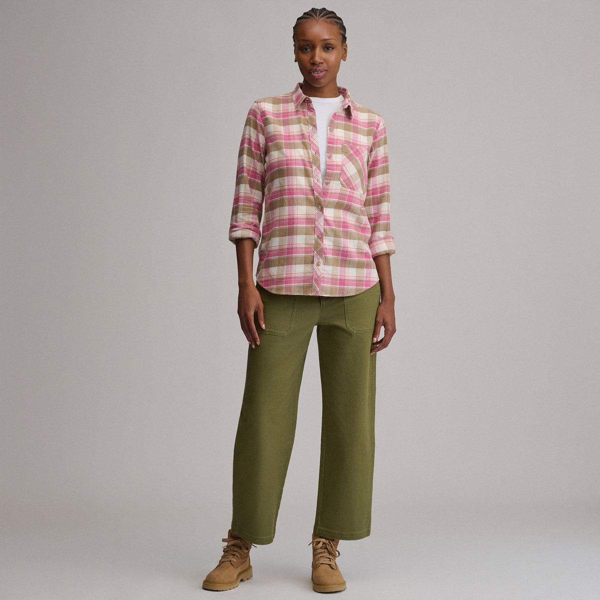 Eddie Bauer Women's Field Flex Flannel Shirt alternate view 3
