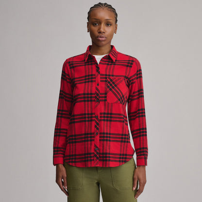 Eddie Bauer Women's Field Flex Flannel Shirt alternate view 4