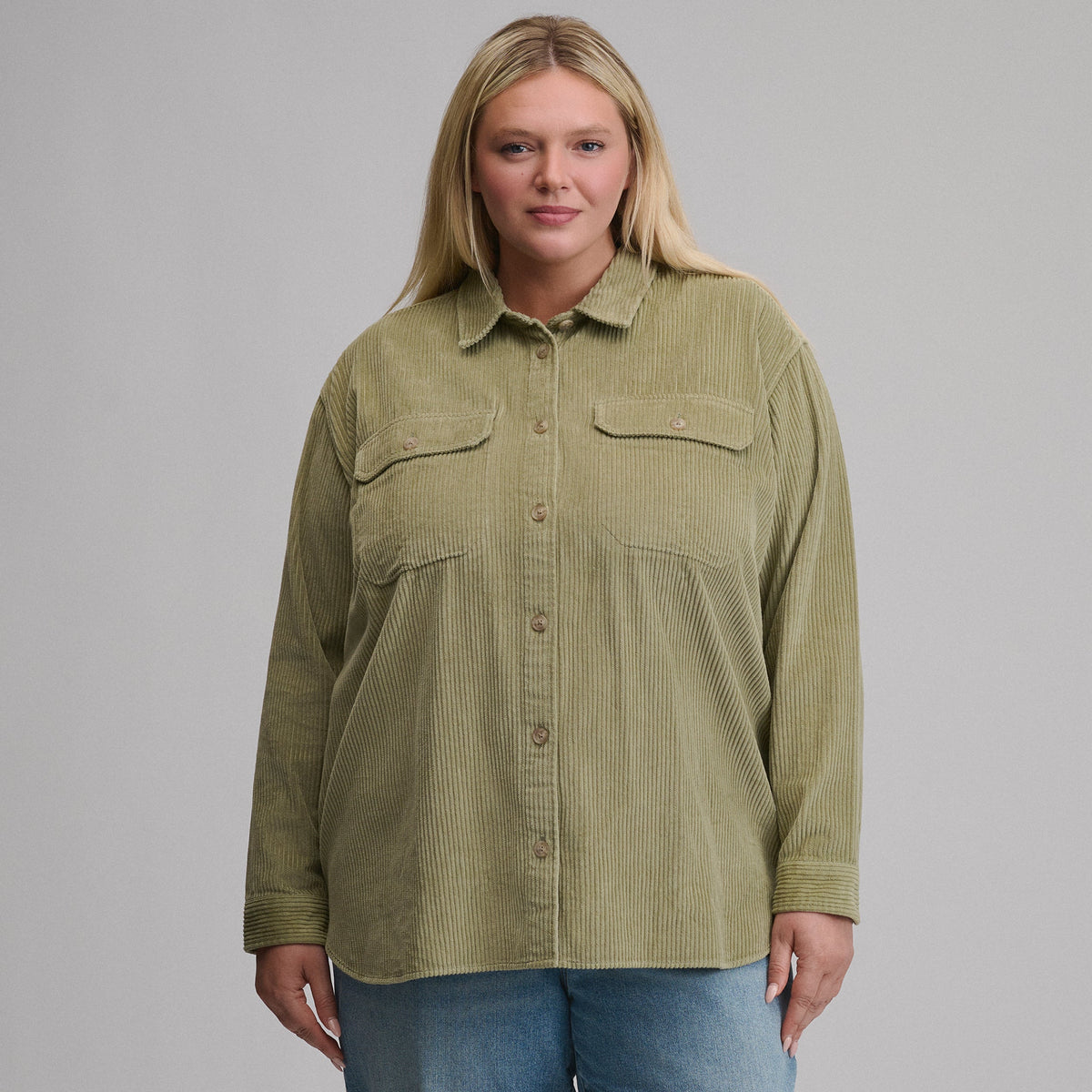 Eddie Bauer Women's Canyons Corduroy Boyfriend Overshirt alternate view 4