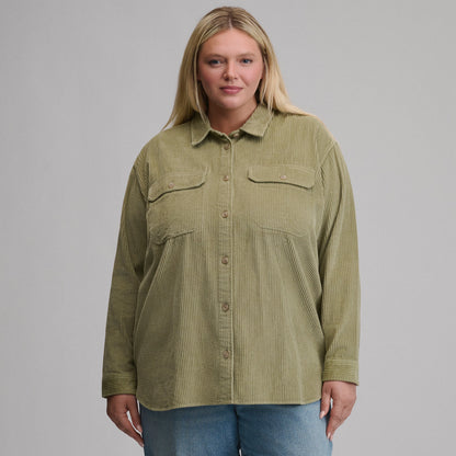 Eddie Bauer Women's Canyons Corduroy Boyfriend Overshirt alternate view 4