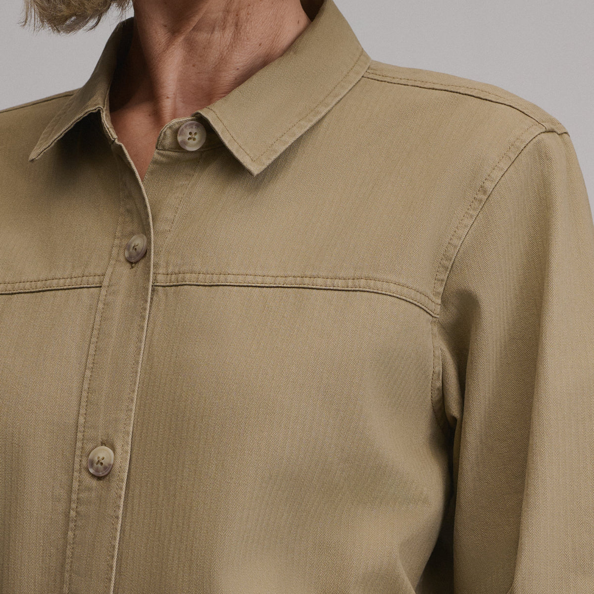 Eddie Bauer Women's Cotton Twill Shirt Jacket alternate view 2