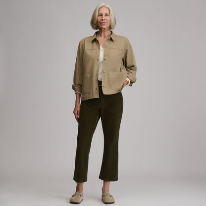 Eddie Bauer Women's Cotton Twill Shirt Jacket alternate view 3