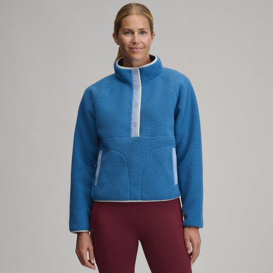 Eddie Bauer Women's Plush Fleece Snap-Mock Pullover product image