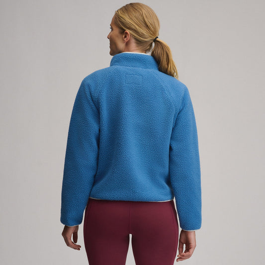 Eddie Bauer Women's Plush Fleece Snap-Mock Pullover alternate view 1