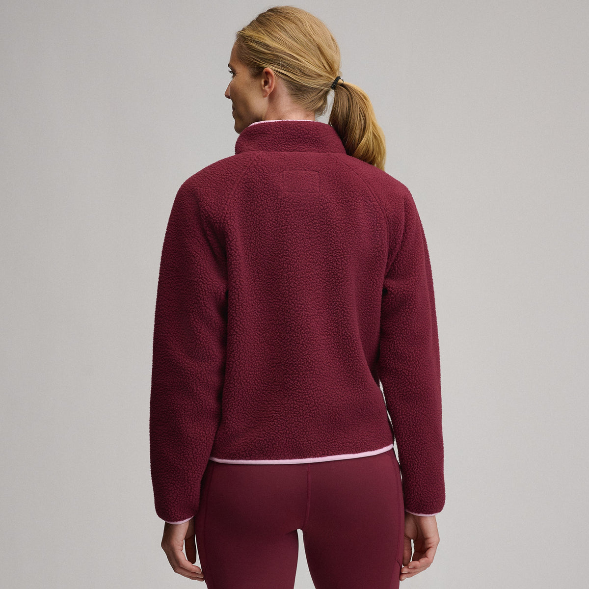 Eddie Bauer Women's Plush Fleece Snap-Mock Pullover alternate view 5
