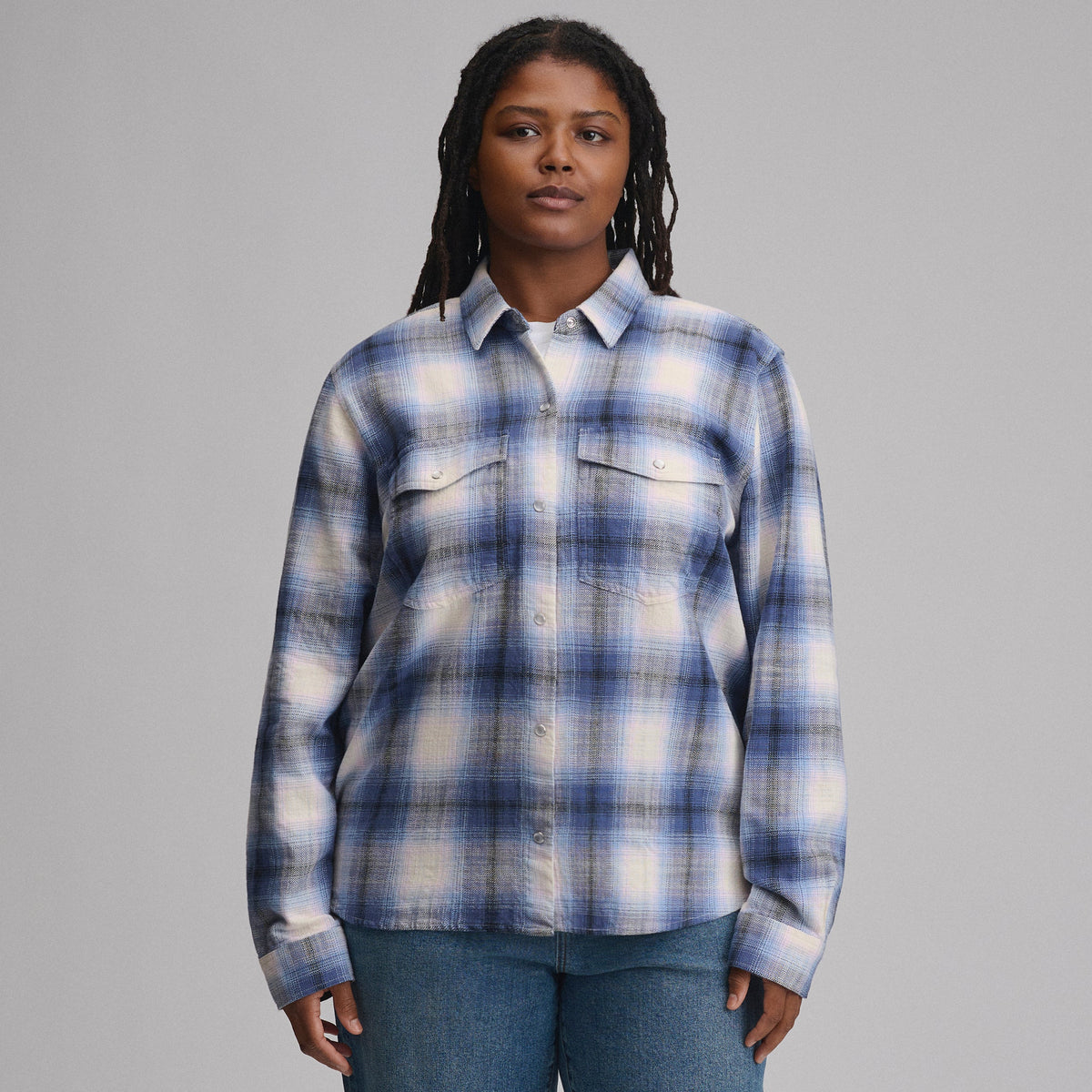 Eddie Bauer Women's Long-Sleeve Western Button-Down Shirt product image
