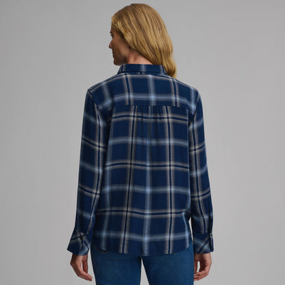 Eddie Bauer Women's Long-Sleeve Softened Button-Down Shirt alternate view 1