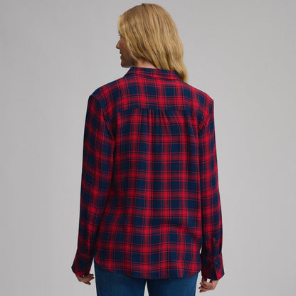 Eddie Bauer Women's Long-Sleeve Softened Button-Down Shirt alternate view 5