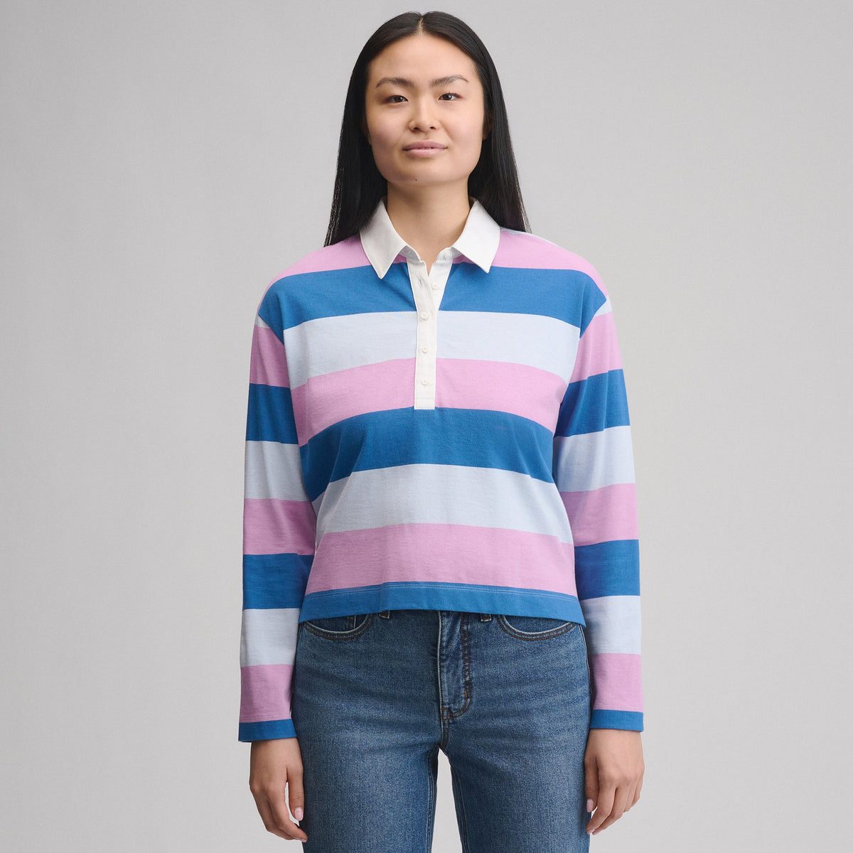 Eddie Bauer Women's Long-Sleeve Rugby Polo alternate view 4