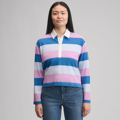 Eddie Bauer Women's Long-Sleeve Rugby Polo alternate view 4