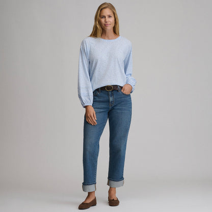 Eddie Bauer Women's Long-Sleeve Soft Relaxed Top alternate view 3