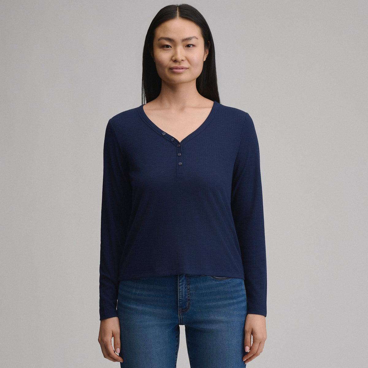 Eddie Bauer Women's Long-Sleeve Multi Button Henley product image