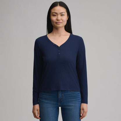 Eddie Bauer Women's Long-Sleeve Multi Button Henley product image