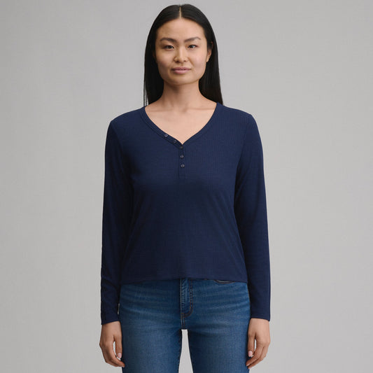 Eddie Bauer Women's Long-Sleeve Multi Button Henley product image