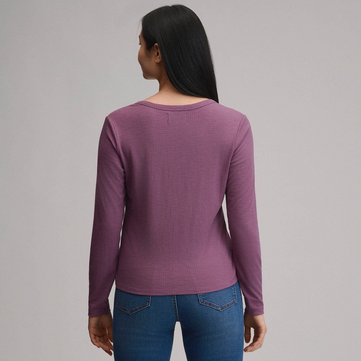 Eddie Bauer Women's Long-Sleeve Multi Button Henley alternate view 5
