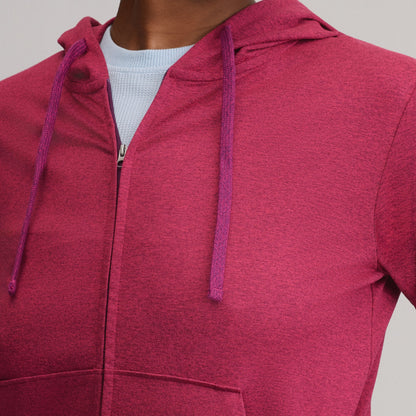 Eddie Bauer Women's Long-Sleeve Train Ascent Full-Zip Hood Pullover alternate view 2