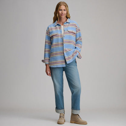 Eddie Bauer Women's Lowlands Boyfriend Overshirt alternate view 3
