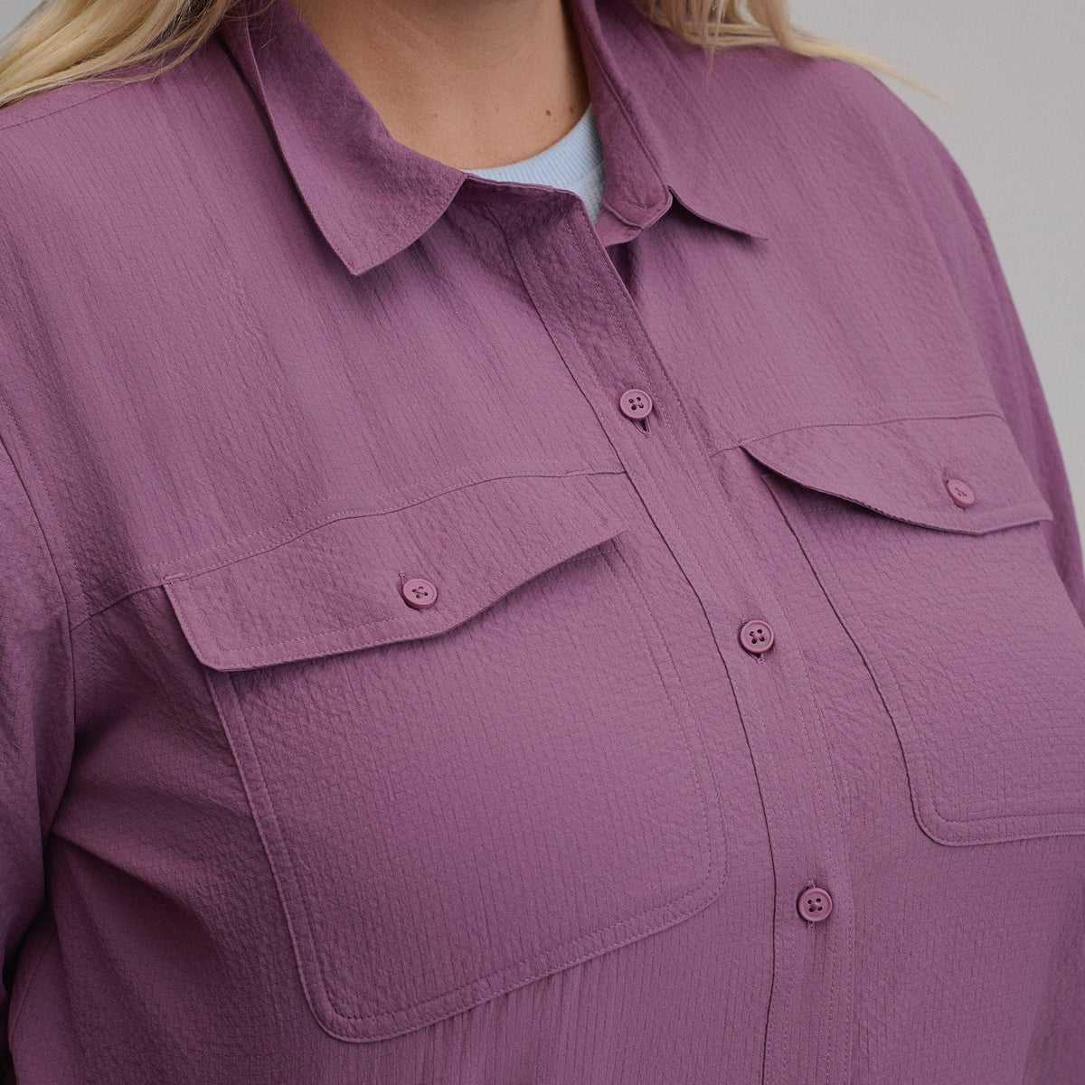 Eddie Bauer Women's Mountain 3.0 Long-Sleeve Shirt - Solid alternate view 5