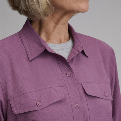 Eddie Bauer Women's Mountain 3.0 Long-Sleeve Shirt - Solid alternate view 2